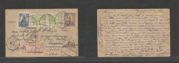 Poland. 1926 (14 Jan) Warsaw - Indochina, Saigon, Fwded. Tonkin, South Asia (16 Febr) Via Shanghai (8 Febr) Registered 1 - Otros & Sin Clasificación