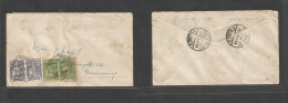 Portugal-Mozambique. 1924 (12 June) L. Marques - Germany, Lauenburg, Elbe (9 July) Multifkd Ceres Issue Envelope Tied He - Other & Unclassified