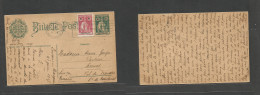 Portugal-Mozambique. 1927 (22 June) L. Marques - Switzerland, Couvet. 1c Green Ceres Stat Card + 1 Escudo, Rolling Sloga - Altri & Non Classificati