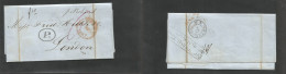 Russia. 1847 (9/21 Aug) St. Petersburg - London, UK (30 Aug) EL With Text, Reverse Depart Town Date + Via Hamburg "Per N - Altri & Non Classificati