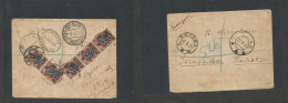 Russia. 1923 (26 - 27 March, Gregorian) Odessa - Palestine, Jerusalem (16 Apr) Via Italia Brindisi (9 April) Registered - Autres & Non Classés