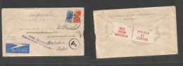 South Africa. 1943 (7 June) POW Internees Mail. Pretoria - Germany, Hamburg, Fwded Meckleburg. Air Multifkd Env Depart + - Other & Unclassified