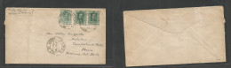 Andorra. 1926 (26 Junio) Previo Apertura Oficina Postal Española. Santa Coloma, Republica Andorra - USA, Maine, Halidon. - Autres & Non Classés