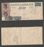 Cuba. 1930 (4 Oct) Habana - Panama, Colon (9 Oct) Comercial Multifkd Mixed Env Incl 5c Blue + US Airs (x6) Incl 5c (x4) - Other & Unclassified