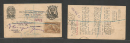 Cuba - Stationery. 1931 (14 Junio) Habana - Africa, Senegal, St Louis (8 Julio) Talco Postal 2c Negro + 10c Certificado, - Altri & Non Classificati
