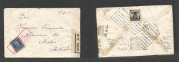 Cuba. 1938 (15 May) German Ship Pqbt. Cª Hamburguesa Vapores. SS "ORINOCO" Habana - Spain, Aviles (19 May) Carta Franque - Andere & Zonder Classificatie