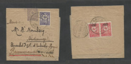 Turkey. 1908. Pera - Andrinople. Registered Multifkd Front And Reverse. 5 Para Lilac Stat Complete Wrapper, Tied Cds + R - Otros & Sin Clasificación