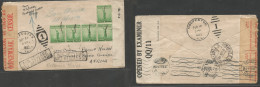 Usa - Xx. 1943 (21 Sept) St. Thome & Principe Is. Hoopeston, Ill - AFRICA, Portuguese St. Thomas And Prince Islands (2 A - Other & Unclassified