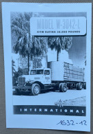 INTERNATIONAL Model W-3042-L - 15 X 10 Cm. (REPRO PHOTO ! Zie Beschrijving, Voir Description, See Description) ! - Automobiles