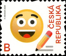 1284 - 8 Czech Republic Emojis 2024 - Unused Stamps