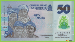 Voyo NIGERIA 50 Naira 2018 P40h B236k UX UNC Polymer - Nigeria