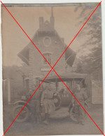 7724 Photo Photographie 8,5x11 Château De Bort à Saint-Priest-Taurion Maison De Concierge Les Pins Soldats Militaria WW1 - Auto's