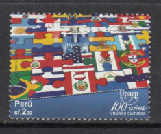 2011 Peru Upaep Flags Complete Set Of 1MNH - Peru