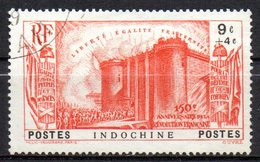 Col17  Colonie Indochine N° 211 Oblitéré   Cote 20,00€ - Used Stamps