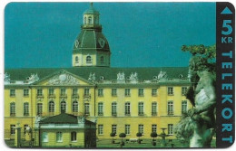 Denmark - Fyns - Karlsruher Castle - TDFP018 - 10.1993, 5kr, 2.000ex, Used - Danimarca