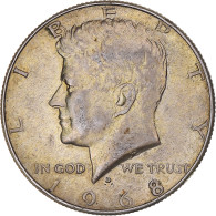 Monnaie, États-Unis, Kennedy, Half Dollar, 1968, Denver, TTB+, Argent, KM:202a - 1964-…: Kennedy