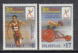 2005 Philippines 3rd PARA Games Complete Set Of 2 MNH - Filippine