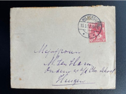 NETHERLANDS 1912 LETTER HILVERSUM TO HUIZEN 15-03-1912 NEDERLAND - Cartas & Documentos