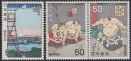 Japan Mi.Nr. 1358-60 Sumo (3 Werte) - Altri & Non Classificati