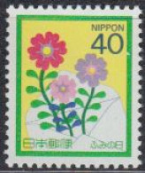 Japan Mi.Nr. 1746A Tag Des Briefschreibens, Blumen (40) - Autres & Non Classés