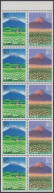 Japan H-Blatt Mit Je 5x Mi.Nr.2445+46 Präfekturm.Shizuoka, Fujisan Sommer+Herbst - Otros & Sin Clasificación