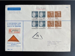 NETHERLANDS 1964 REGISTERED LETTER 'S GRAVENHAGE TO SOLINGEN 15-06-1964 NEDERLAND AANGETEKEND - Covers & Documents