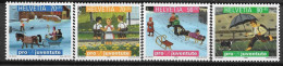 2000 Schweiz Mi. 1740-3 **MNH   „Pro Juventute“: Kinderbücher - Kinderwelten - Ungebraucht