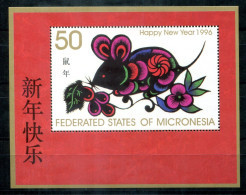 MIKRONESIEN Block 17, Bl.17 Mnh - Chinesisches Neujahr, Chinese New Year, Nouvel An Chinois - MICRONESIA / MICRONÉSIE - Mikronesien