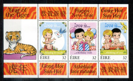 IRLAND Block 26, Bl.26 Mnh - Chines.Jahr Des Tigers, Year Of The Tiger, Année Du Tigre  - IRELAND / IRLANDE - Hojas Y Bloques