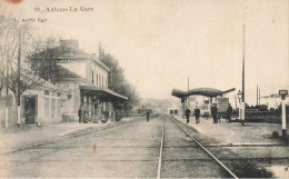 St Auban * La Gare * Ligne Chemin De Fer Alpes De Haute Provence * Villageois - Andere & Zonder Classificatie