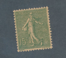 FRANCE - N° 130j) TYPE IV PAPIER GC NEUF* AVEC CHARNIERE - 1900/24 - 1903-60 Sower - Ligned