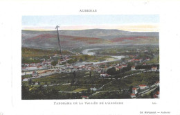 AUBENAS  Panorama De La Vallée De L'Ardeche - Aubenas