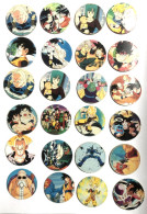 24 Pogs Caps DRAGON BALL Z - Dragonball Z