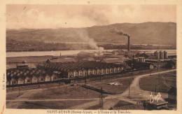 St Auban * L'Usine Et La Tranchée * Industrie Usines - Autres & Non Classés