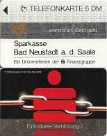 Germany - Sparkasse Chain (Overpint 'Bad Neustadt A.d. Saale') - O 0585 - 12.1993, 6DM, Used - O-Reeksen : Klantenreeksen