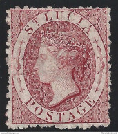 1863 ST. LUCIA - SG 5  (1d)   MH/* - Other & Unclassified