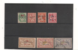MAROC 1914/21 N°50/52-59/62  Oblitérés Et * Cote: 27,00 € - Used Stamps