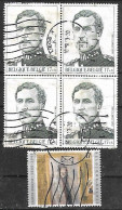 1999 Belgica Personajes Pintor Belga Y Rey 5v. - Gebraucht