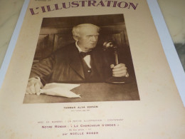 PHOTO THOMAS ALVA EDISON 1931 - Sin Clasificación