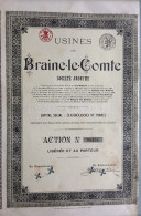 Usines De Braine-le-Comte - 1924 - Industrie