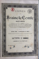 Usines De Braine-le-Comte - 1924 - Industry