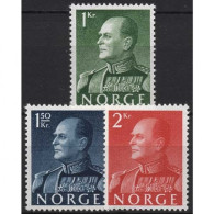 Norwegen 1959 König Olaf V. 428/30 Y Postfrisch - Nuovi