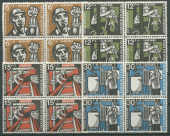 OPD Saarbrücken 1957 Wohlfahrt: Kohlebergbau 404/07 4er-Block Postfrisch - Unused Stamps
