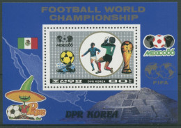 Korea (Nord) 1986 Fußball-WM Mexiko: Torwart Block 213 Postfrisch (C30536) - Korea (Nord-)