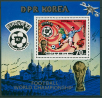 Korea (Nord) 1981 Fußball-WM Spanien Block 94 Postfrisch (C30525) - Korea (Nord-)