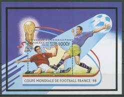 Benin 1997 Fußball-WM '98 In Frankreich Block 26 Postfrisch (C28439) - Benin - Dahomey (1960-...)