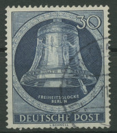 Berlin 1951 Freiheitsglocke Klöppel Rechts 85 Gestempelt, Zahnfehler (R19268) - Used Stamps