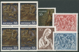 Schweden 1975 Weihnachten Kirchliche Kunst 926/31 Postfrisch - Nuovi