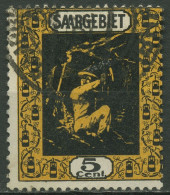 Saargebiet 1922 Bergmann 85 B Gestempelt - Gebruikt