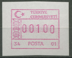 Türkei ATM 1992 Ornamente Automat 34 01 Weißes Papier ATM 2.8 XI Postfrisch - Automatenmarken